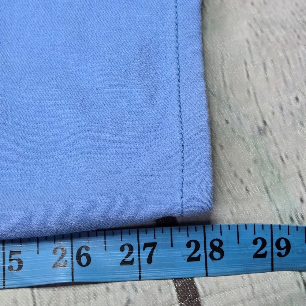MaxMara Light Blue Slim Fit Tapered Ankle Denim Pants Designer‎ Luxury Trousers